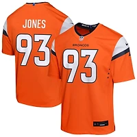 D.J. Jones Youth Nike  Orange Denver Broncos Mile High Collection Custom Game Jersey