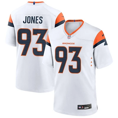 D.J. Jones Men's Nike  White Denver Broncos Mile High Collection Custom Game Jersey