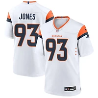 D.J. Jones Men's Nike  White Denver Broncos Mile High Collection Custom Game Jersey