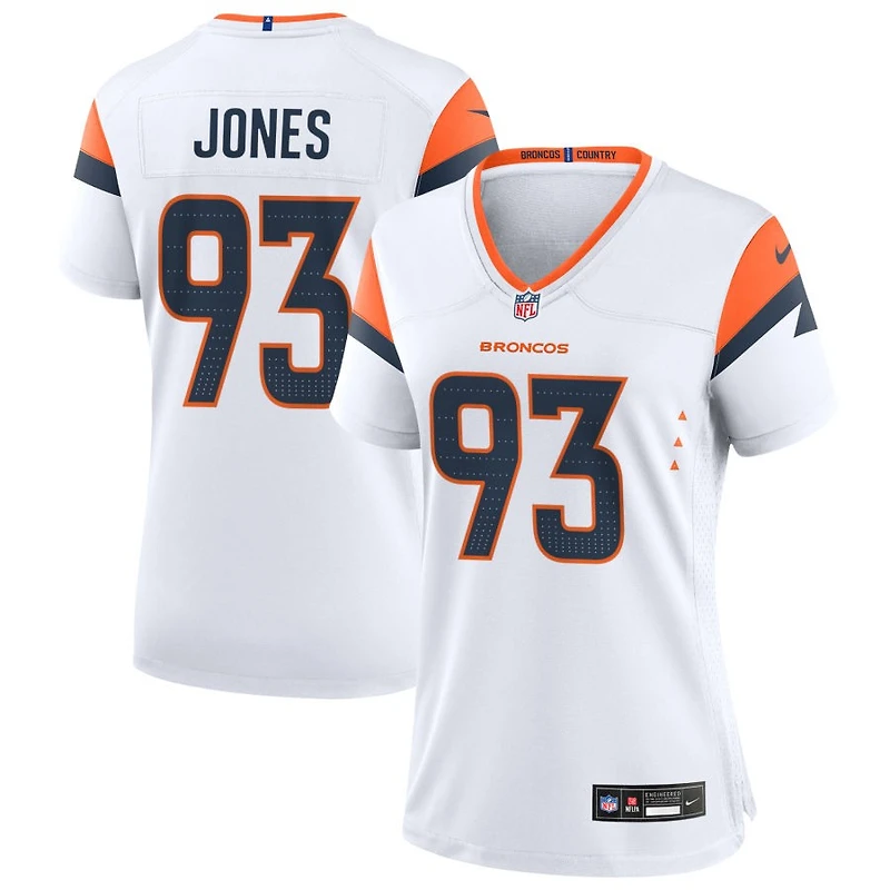 D.J. Jones Women's Nike White Denver Broncos Mile High Collection Custom Game Jersey