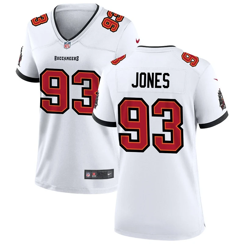 Jayson Jones Women's Nike Tampa Bay Buccaneers White Custom Game Jersey