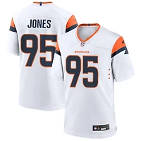 Sai'vion Jones Men's Nike  White Denver Broncos Mile High Collection Custom Game Jersey