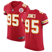 Chris Jones Men's Nike Red Kansas City Chiefs Vapor Untouchable Custom Elite Jersey