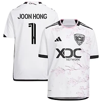Joon Hong Kim Joon Hong Youth adidas White D.C. United 2023 The Cherry Blossom Kit Replica Custom Jersey
