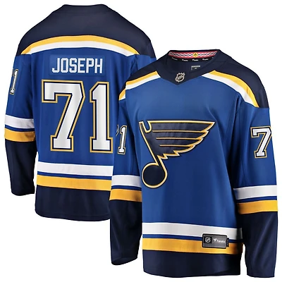 Mathieu Joseph Men's Fanatics Blue St. Louis Blues Home Breakaway Custom Jersey