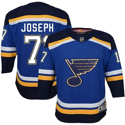 Mathieu Joseph Youth Blue St. Louis Blues Home Premier Custom Jersey