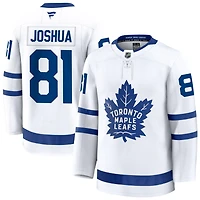 Dakota Joshua Men's Fanatics White Toronto Maple Leafs Away Premium Custom Jersey