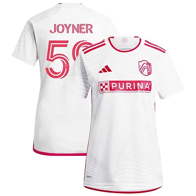 Mykhi Joyner Women's adidas  White St. Louis City SC 2024 The Confluence Kit Replica Custom Jersey