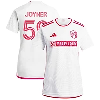 Mykhi Joyner Women's adidas  White St. Louis City SC 2024 The Confluence Kit Replica Custom Jersey