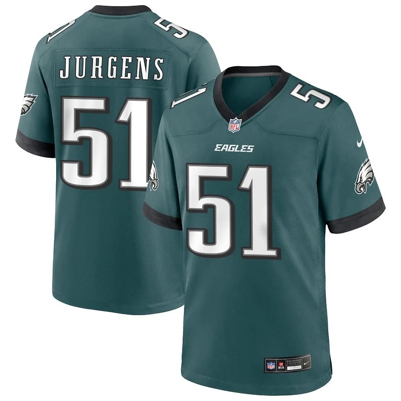 Cam Jurgens Men's Nike Midnight Green Philadelphia Eagles Custom Game Jersey
