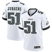 Cam Jurgens Men's Nike White Philadelphia Eagles Custom Game Jersey