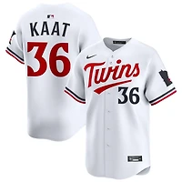 Jim Kaat Men's Nike White Minnesota Twins Home Limited Pick-A-Player Retired Roster Jersey