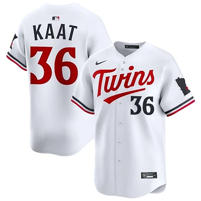 Jim Kaat Men's Nike White Minnesota Twins Home Limited Pick-A-Player Retired Roster Jersey