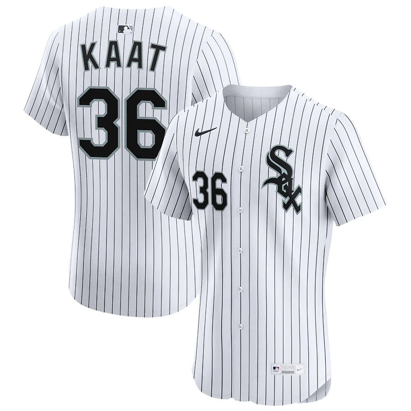 Jim Kaat Men's Nike White Chicago White Sox  Home Elite Pick-A-Player Retired Roster Jersey