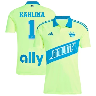 Kristijan Kahlina Men's adidas Yellow Charlotte FC 2025 Third Replica Custom Jersey