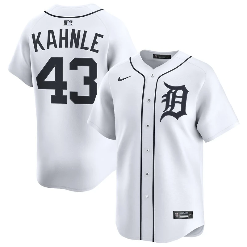 Tommy Kahnle Men's Nike White Detroit Tigers Home Limited Custom Jersey
