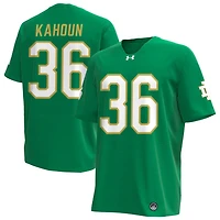 Bodie Kahoun Men's Under Armour Kelly Green Notre Dame Fighting Irish Alternate NIL Pick-A-Player Replica Football Jersey