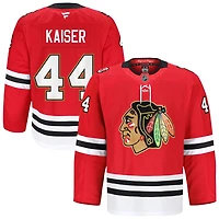 Wyatt Kaiser Men's Fanatics Red Chicago Blackhawks Anniversary, Home Authentic Pro Custom Jersey