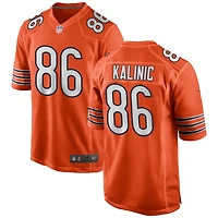 Nikola Kalinic Men's Nike Orange Chicago Bears Alternate Custom Game Jersey