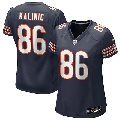 Nikola Kalinic Women's Nike Navy Chicago Bears Custom Game Jersey