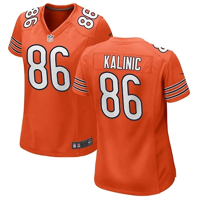 Nikola Kalinic Women's Nike Orange Chicago Bears Alternate Custom Game Jersey