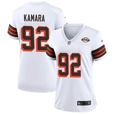 Sam Kamara Women's Nike White Cleveland Browns 1946 Collection Alternate Custom Jersey