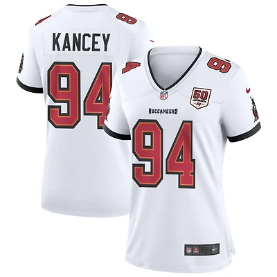 Calijah Kancey Women's Nike White Tampa Bay Buccaneers 50th Season Custom Game Jersey