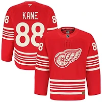 Patrick Kane Men's Fanatics Red Detroit Red Wings Anniversary Authentic Pro Custom Jersey