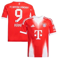 Harry Kane Youth adidas Red Bayern Munich 2025/26 Home Replica Custom Jersey