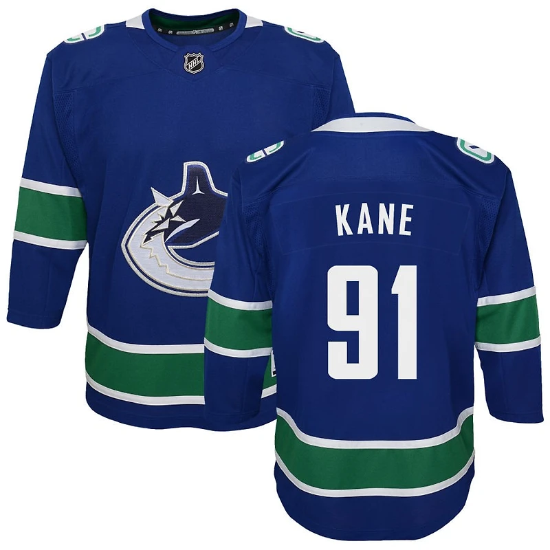 Evander Kane Youth Blue Vancouver Canucks Premier Custom Jersey