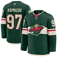 Kirill Kaprizov Men's Fanatics Green Minnesota Wild Home Premium Custom Jersey