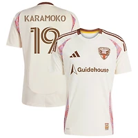 Hakim Karamoko Men's adidas  Natural D.C. United 2025 The Soul Kit Replica Custom Jersey