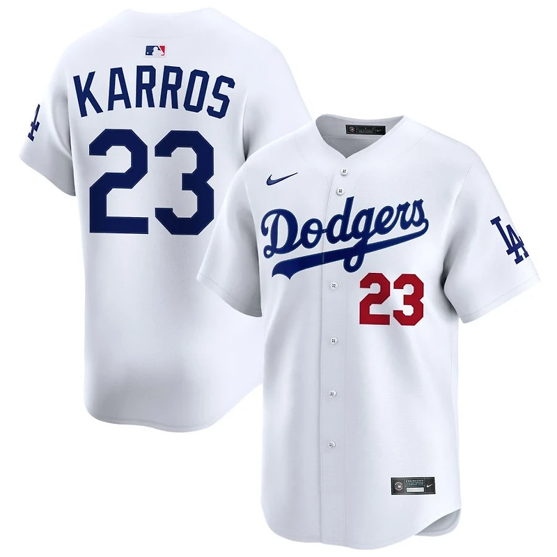 Eric Karros Men's Nike White Los Angeles Dodgers Home Limited Pick-A-Player Retired Roster Jersey