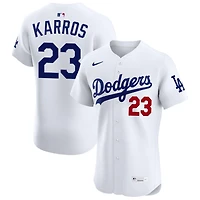 Eric Karros Men's Nike White Los Angeles Dodgers  Home Elite Pick-A-Player Retired Roster Jersey