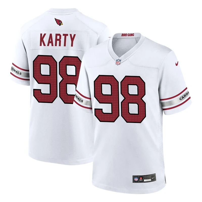 Joshua Karty Men's Nike White Arizona Cardinals Custom Game Jersey