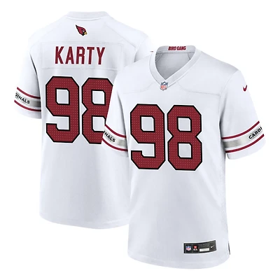 Joshua Karty Men's Nike White Arizona Cardinals Custom Game Jersey