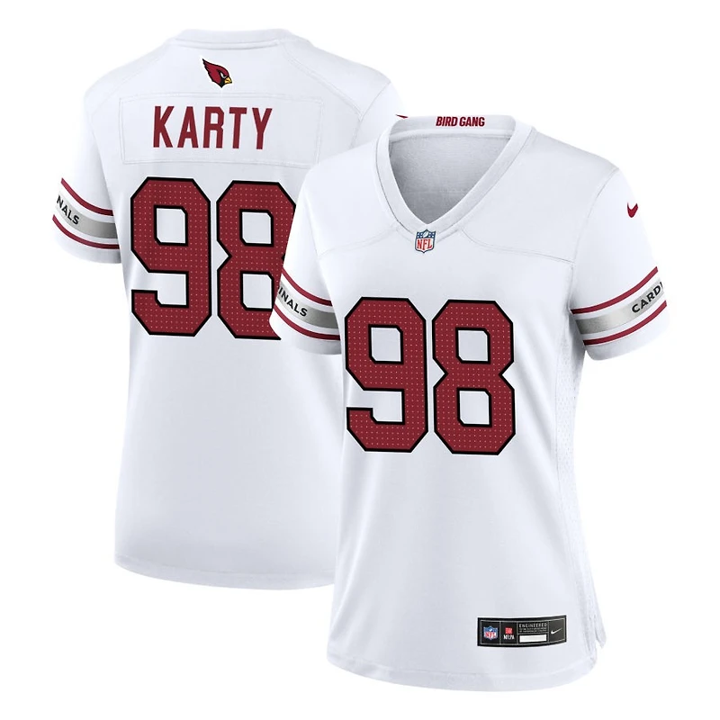 Joshua Karty Women's Nike White Arizona Cardinals Custom Game Jersey