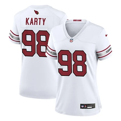 Joshua Karty Women's Nike White Arizona Cardinals Custom Game Jersey