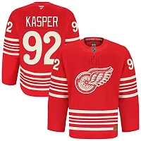 Marco Kasper Men's Fanatics Red Detroit Red Wings Anniversary Authentic Pro Custom Jersey