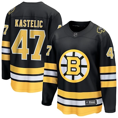 Mark Kastelic Men's Fanatics Black Boston Bruins Home Breakaway Custom Jersey