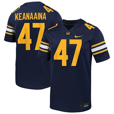 Aidan Keanaaina Men's Nike Navy Cal Bears NIL Pick-A-Player Football Game Jersey