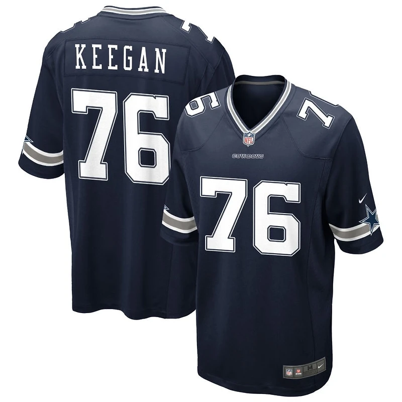 Trevor Keegan Men's Nike Navy Dallas Cowboys Custom Game Jersey