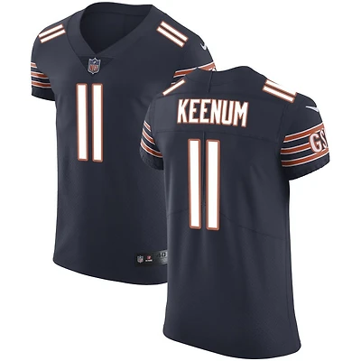 Case Keenum Men's Nike Navy Chicago Bears Vapor Untouchable Custom Elite Jersey