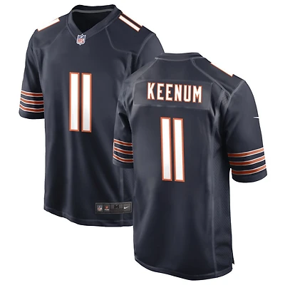 Case Keenum Men's Nike Navy Chicago Bears Custom Game Jersey