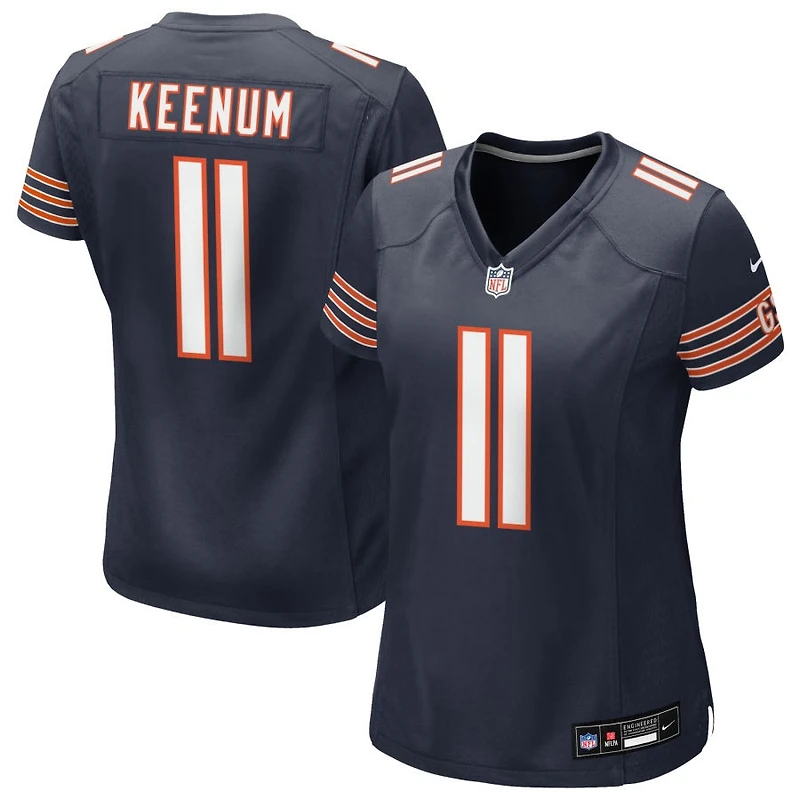 Case Keenum Women's Nike Navy Chicago Bears Custom Game Jersey