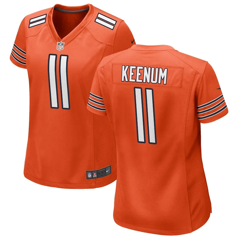 Case Keenum Women's Nike Orange Chicago Bears Alternate Custom Game Jersey
