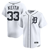 Colt Keith Men's Nike White Detroit Tigers Home Limited Custom Jersey