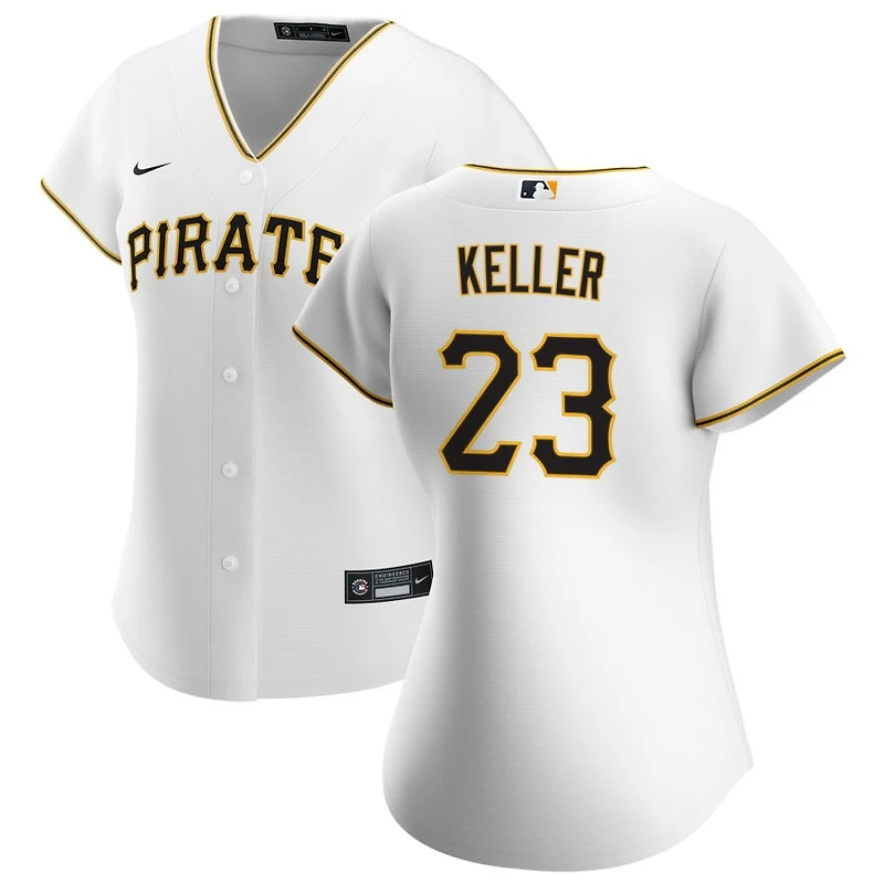 Mitch Keller Women's Nike White Pittsburgh Pirates Home Replica Custom Jersey