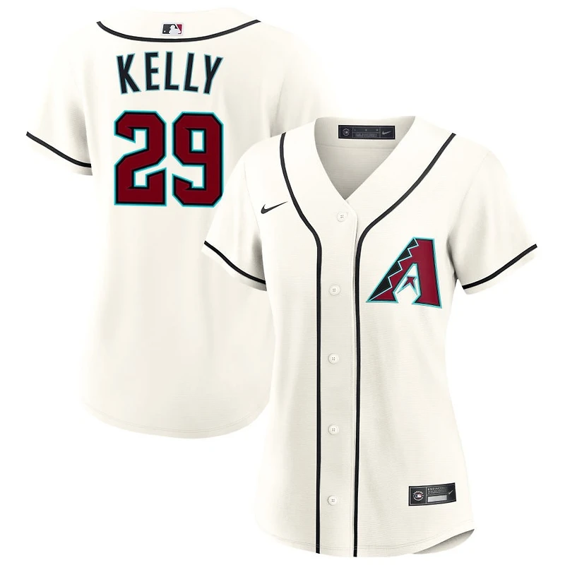 Merrill Kelly Women's Nike  Cream Arizona Diamondbacks Home Custom Replica 2.0 Jersey