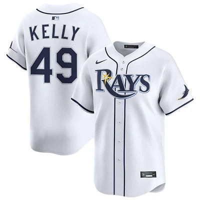 Kevin Kelly Men's Nike White Tampa Bay Rays Home Limited Custom Jersey